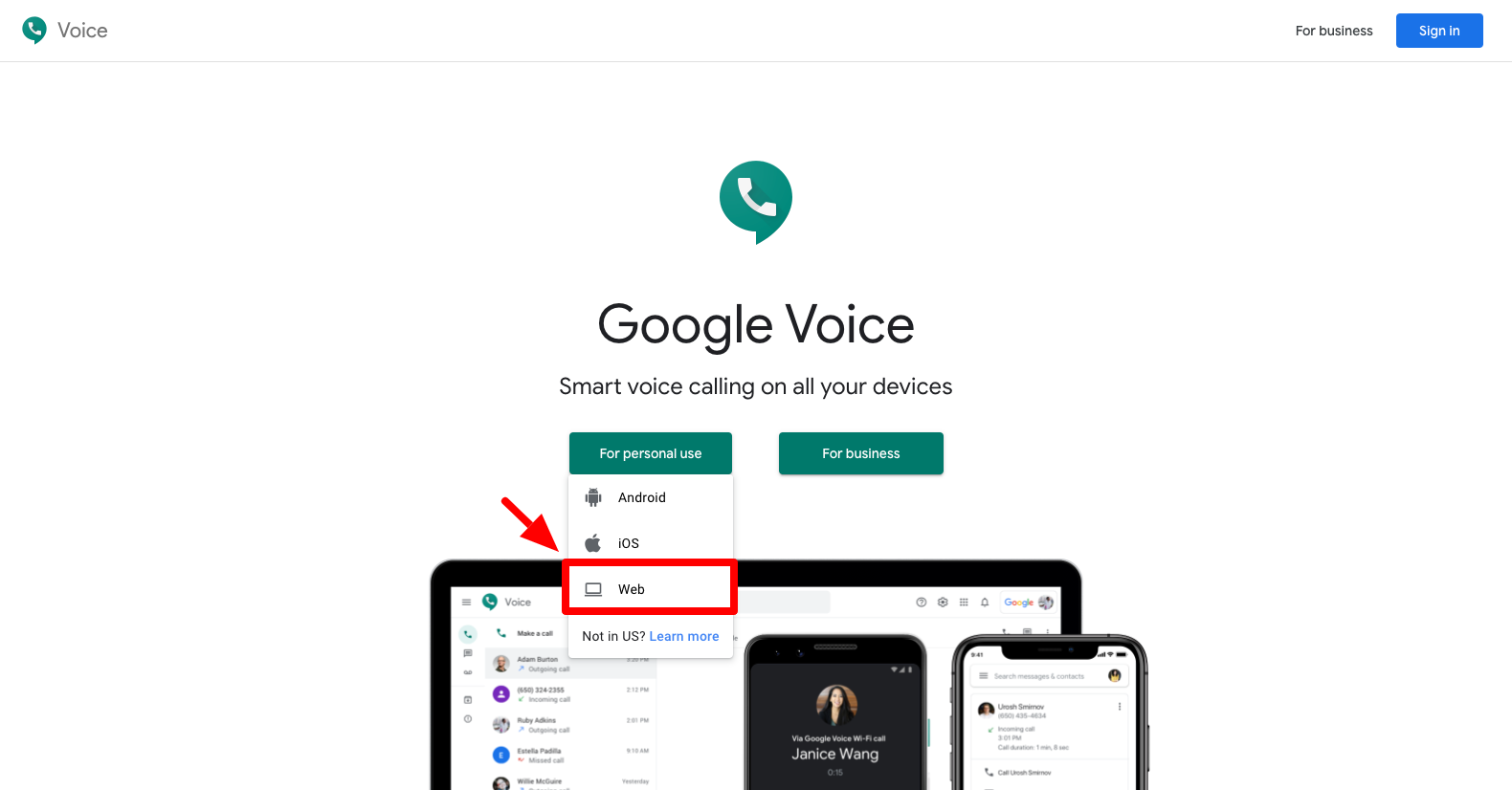 How to make a Google Voice account